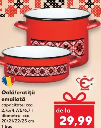 Kaufland Oală/cratiţă emailată Ofertă