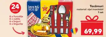 Kaufland Tacâmuri material: oţel inoxidabil Ofertă