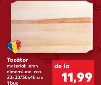 Tocător material: lemn dimensiune: cca. 20x30/30x40 cm 1 buc