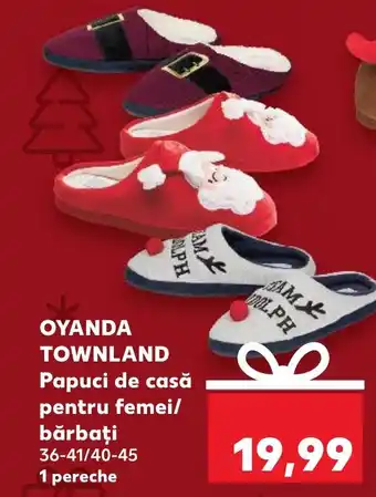 OYANDA TOWNLAND Papuci de casă pentru femei/ bărbaţi