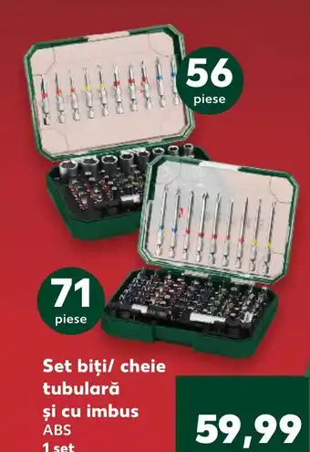 Kaufland Set biţi/ cheie tubulară Ofertă