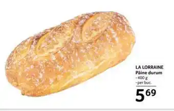 Selgros LA LORRAINE Pâine durum Ofertă
