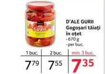 D'ALE GURII Gogoşari tăiaţi