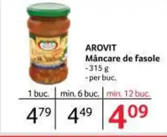 Selgros AROVIT Mâncare de fasole Ofertă