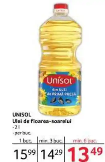 Selgros UNISOL Ulei de floarea-soarelui Ofertă