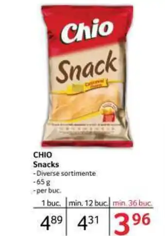 Selgros CHIO Snacks Ofertă