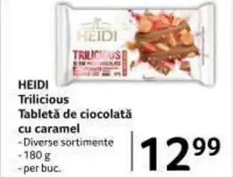 Selgros HEIDI Trilicious Tabletă de ciocolată Ofertă