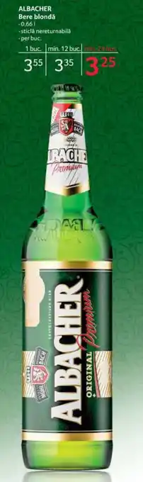 Selgros ALBACHER Bere blondă Ofertă