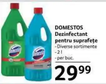 Selgros DOMESTOS Dezinfectant pentru suprafețe -Diverse sortimente -21 -per buc. Ofertă