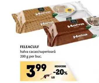 FELEACULF halva cacao/superioară 200 g per buc.