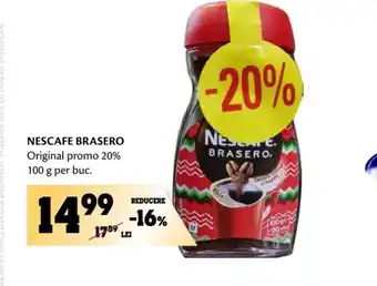 NESCAFE BRASERO Original promo 20% 100 g per buc.