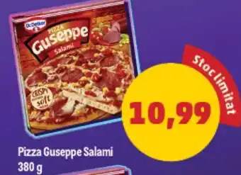 Penny Pizza Guseppe Salami 380 g Ofertă