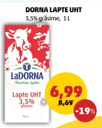 Penny DORNA LAPTE UHT 3,5% grăsime, 11 Ofertă