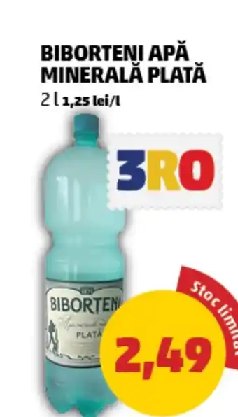 Penny BIBORTENI APĂ MINERALĂ PLATĂ Ofertă