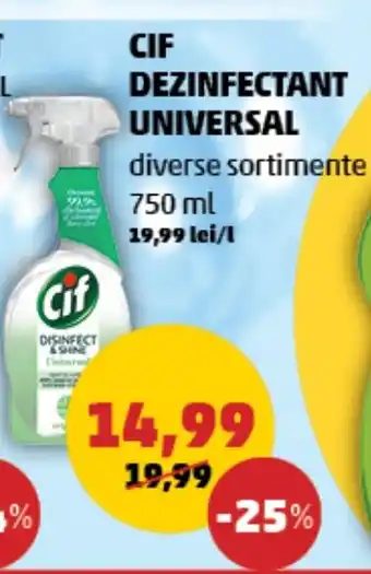 Penny CIF DEZINFECTANT UNIVERSAL Ofertă