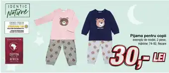 Kik Pijama pentru copii Ofertă