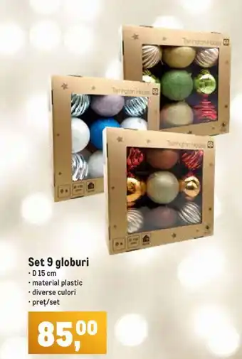 Set 9 globuri