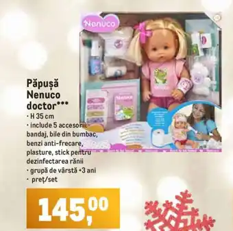 Metro Păpuşă Nenuco doctor*** Ofertă