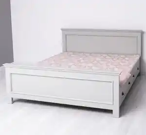 Pat cu 2 sertare 140x200cm cu finisaj vopsit