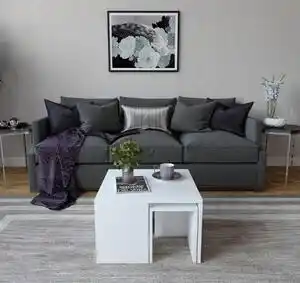 Favi Set măsuţă de cafea ortanca - white Ofertă