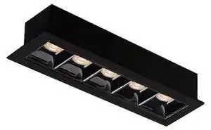 Favi Spot incastrat minimalist negru aden cu led 10w Ofertă