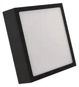 Plafonieră led/12,5w/230v 3000/3500/4000k 17x17 cm negru