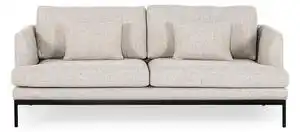 Canapea bej deschis ndesign pearl, lățime 204 cm