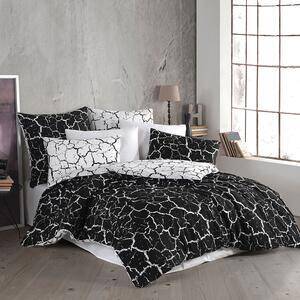 Favi Lenjerie pat dublu bumbac 100% ranforce,nazenin home,mercer negru Ofertă