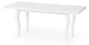 Masa alba extensibila sufragerie mozart, 140/180x80x75 cm