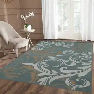 Covor waves bedora, 120x170 cm, 100% lana, multicolor, finisat manual
