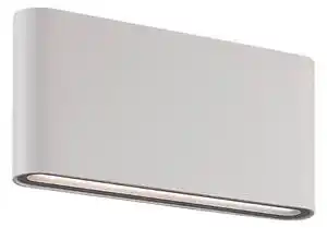 Favi Aplica de exterior minimalista argon w2 alba cu led 24w Ofertă