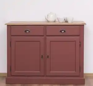 Favi Bufet cu 2 usi, 2 sertare, blat stejar, bas cu finisaj triplu color Ofertă