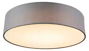 Lampă de tavan gri 40 cm incl. led - led tambur