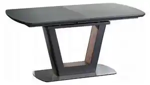 Masa negru antracit bilotti, 160/200x90x76 cm