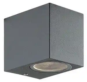 Favi Aplica de exterior minimalista tilos w1 gri inchis patrata 1x35w gu10 Ofertă