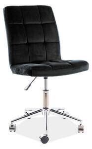 Favi Scaun tapitat q-020, negru, 87x45-55x45x40 Ofertă