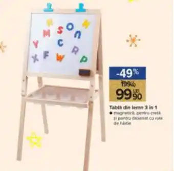 Carrefour Tabla din lemn 3 in 1 Ofertă