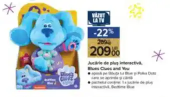 Carrefour Jucărie de plus interactivă, Ofertă