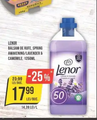 Mega Image LENOR BALSAM DE RUFE, SPRING AWAKENING/LAVENDER & CAMOMILE Ofertă