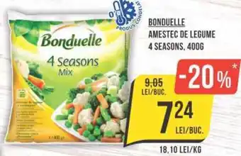 Mega Image BONDUELLE AMESTEC DE LEGUME 4 SEASONS, 400G Ofertă