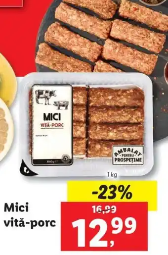 Lidl Mici vită-porc Ofertă