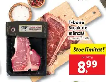 Lidl T-bone Steak de mânzat Ofertă