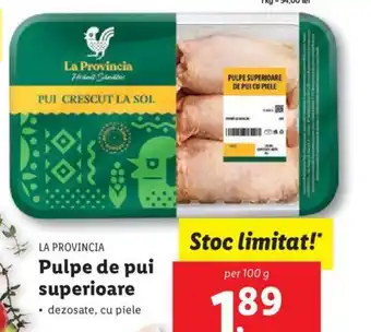 Lidl Pulpe de pui superioare Ofertă