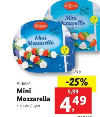 Lidl Mini Mozzarella Ofertă