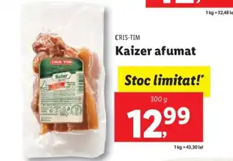 Lidl Kaizer afumat Ofertă