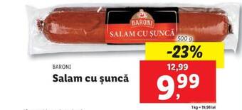 Lidl Salam cu şuncă Ofertă