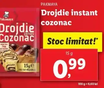 Lidl Drojdie instant cozonac Ofertă