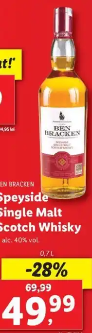 Lidl Speyside Single Malt Scotch Whisky Ofertă