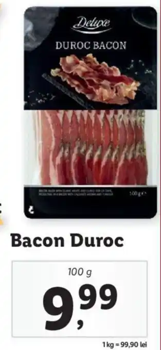 Lidl Bacon Duroc Ofertă