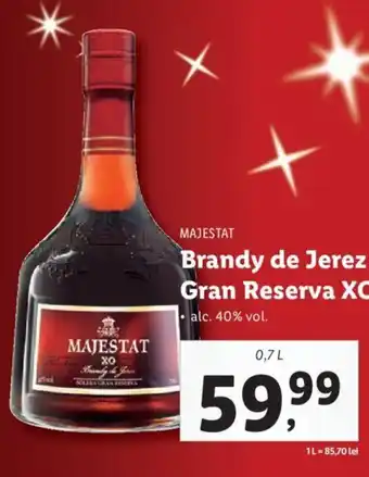 Lidl Brandy de Jerez Gran Reserva XO Ofertă